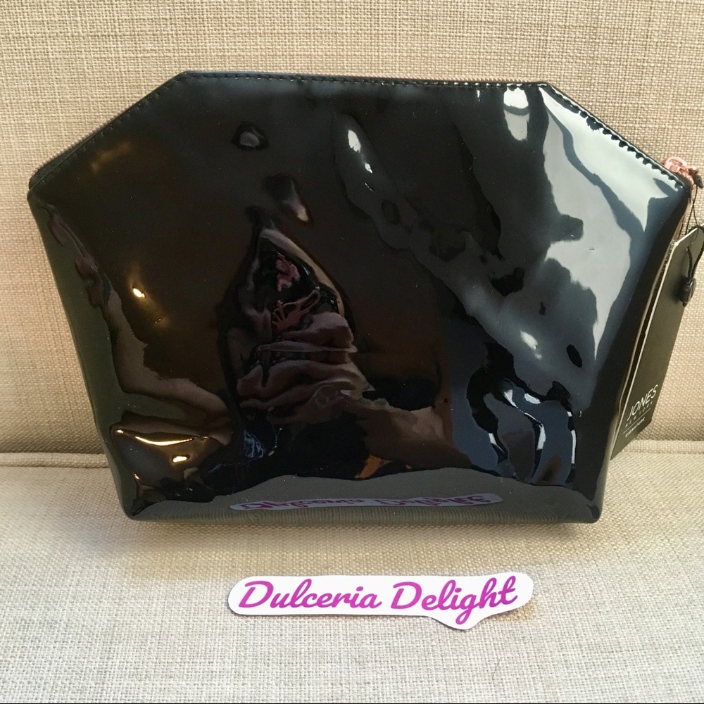 🎀Patent leather J New York Cosmetics Pouch NWT